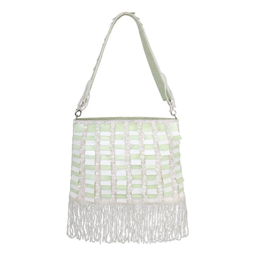 Beaded Fringe Party Clutch for Women