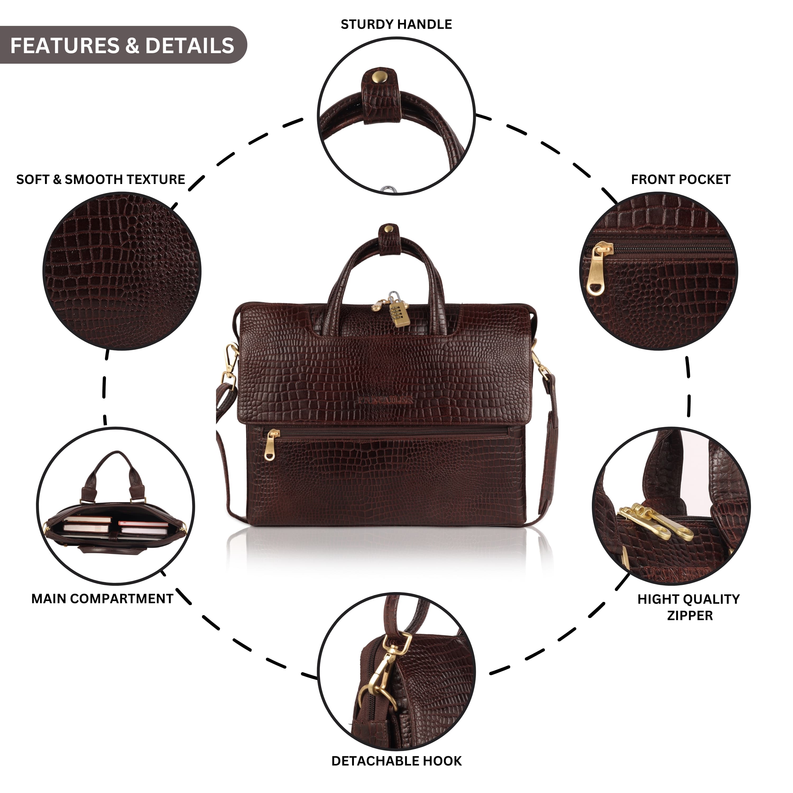 Double Flap Messenger Bag