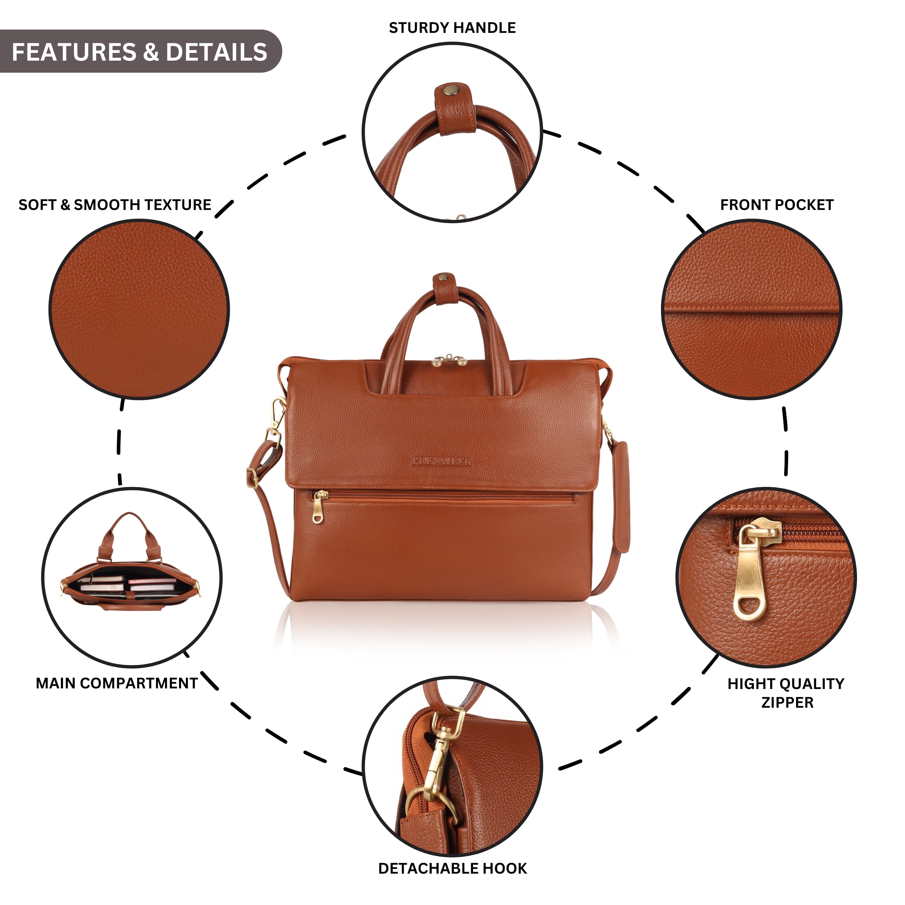Double Flap Messenger Bag