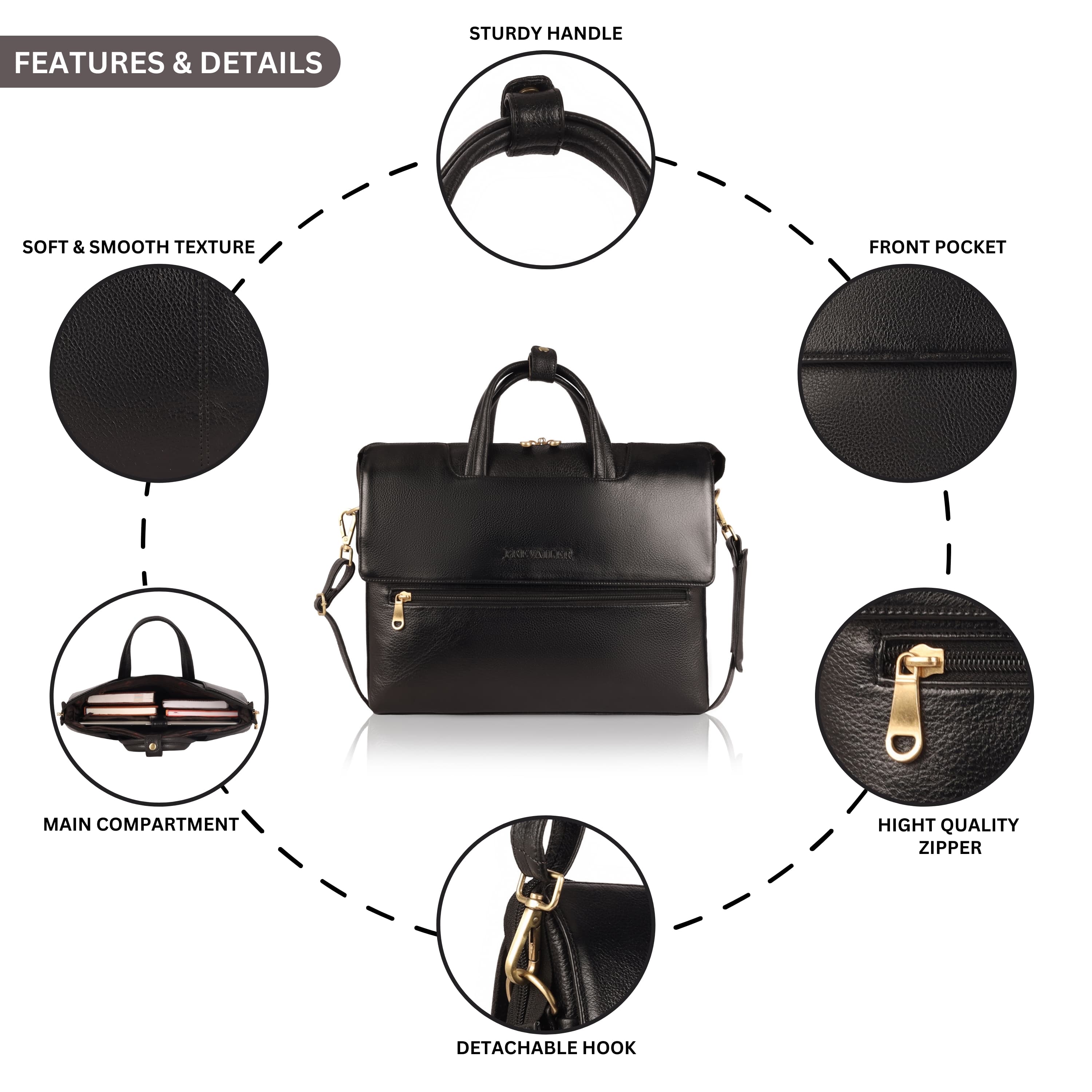 Double Flap Messenger Bag