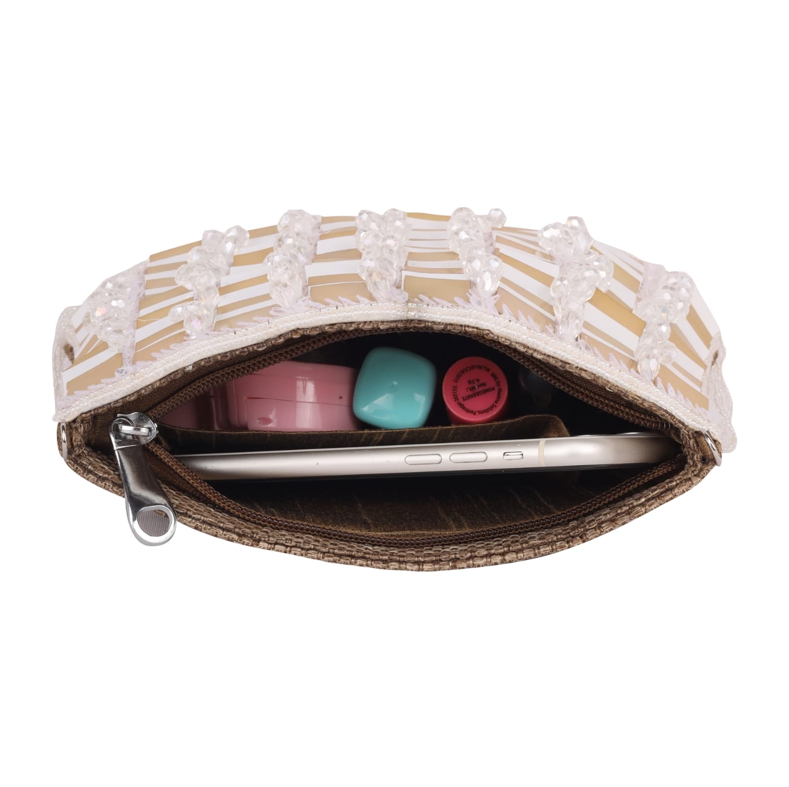 Beaded Fringe Party Clutch for Women