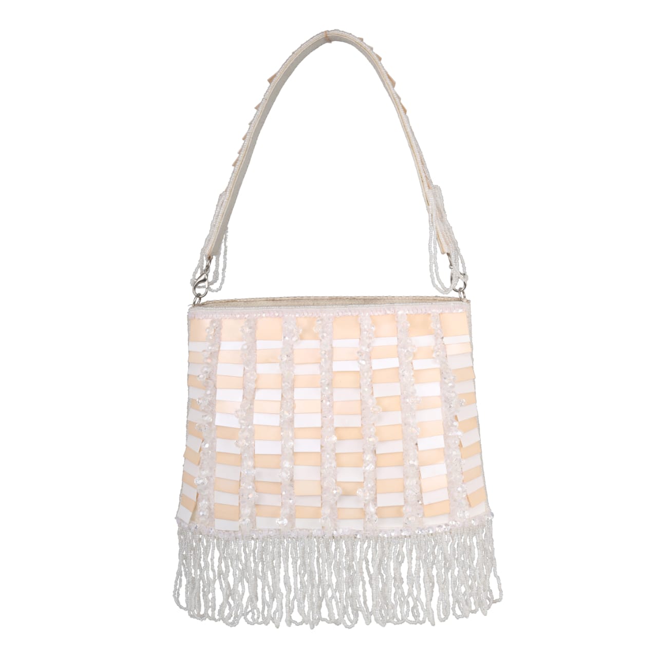 Beaded Fringe Party Clutch for Women
