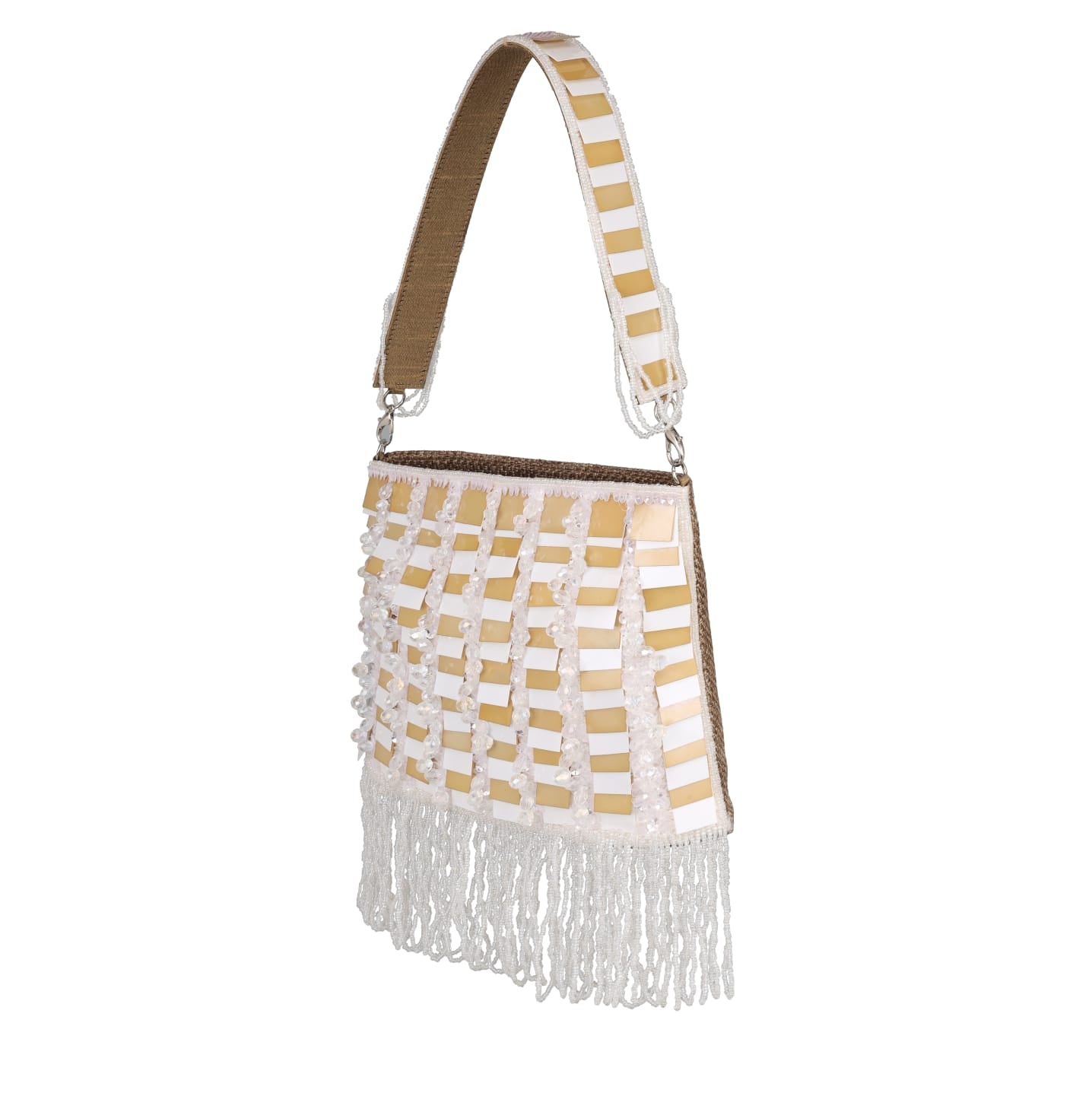 Beaded Fringe Party Clutch for Women