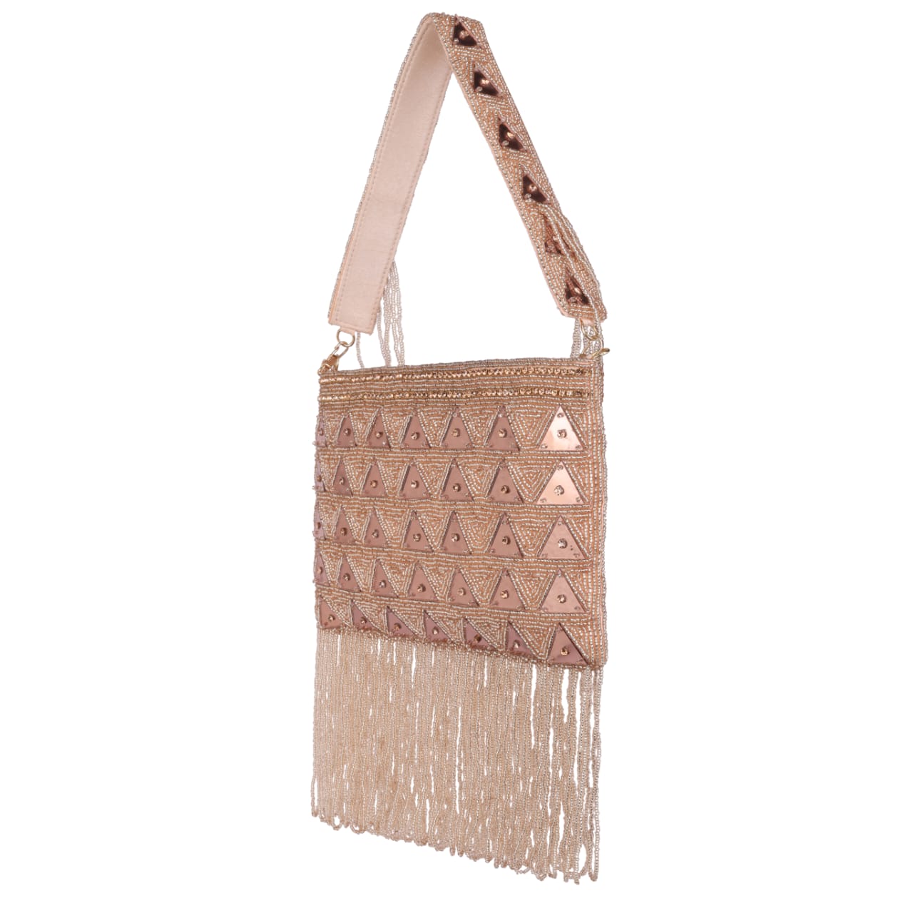 Beaded Fringe Party Clutch for Women