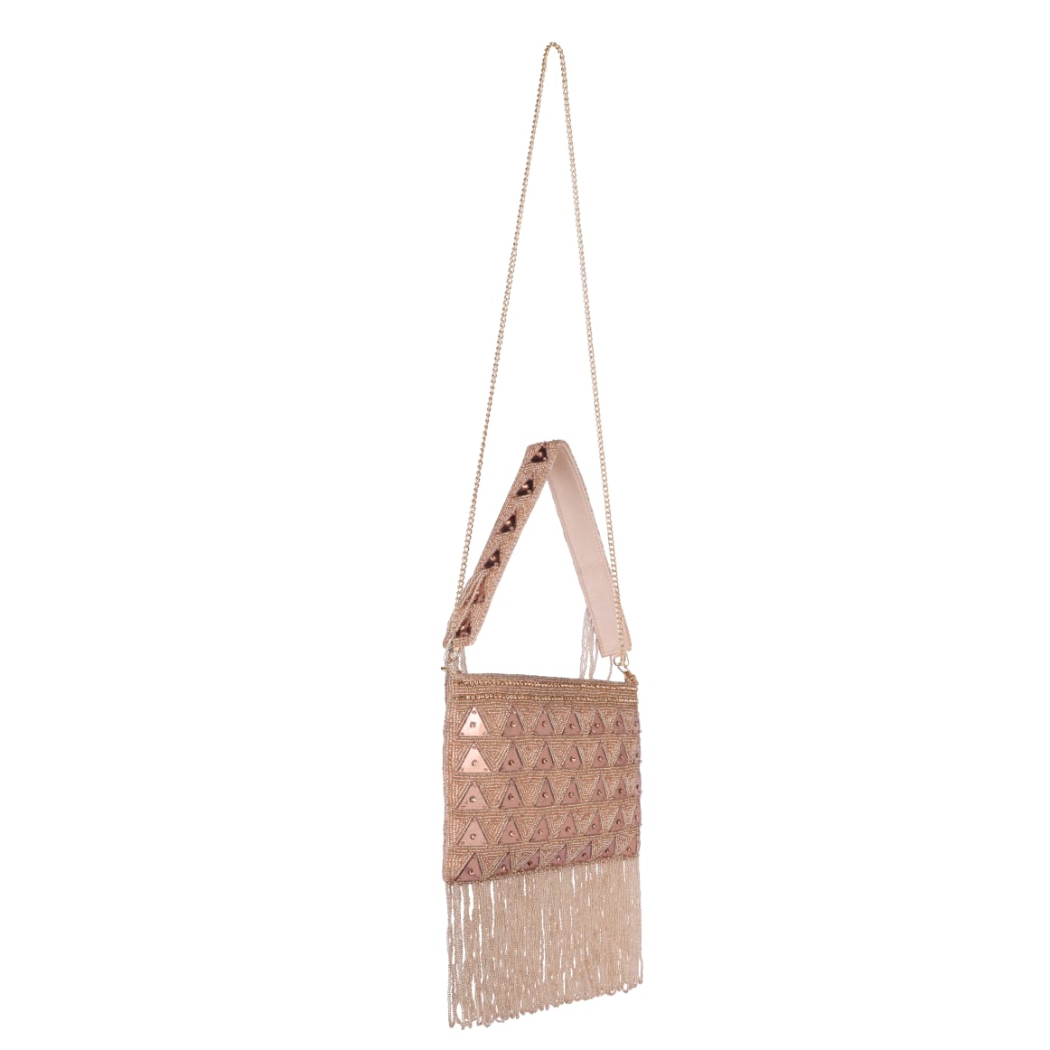 Beaded Fringe Party Clutch for Women