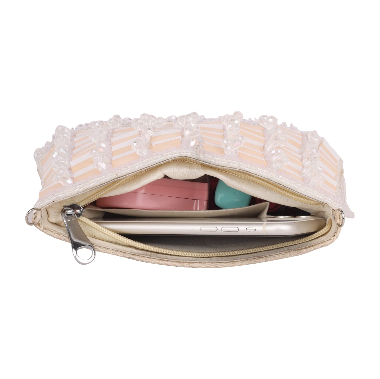Beaded Fringe Party Clutch for Women