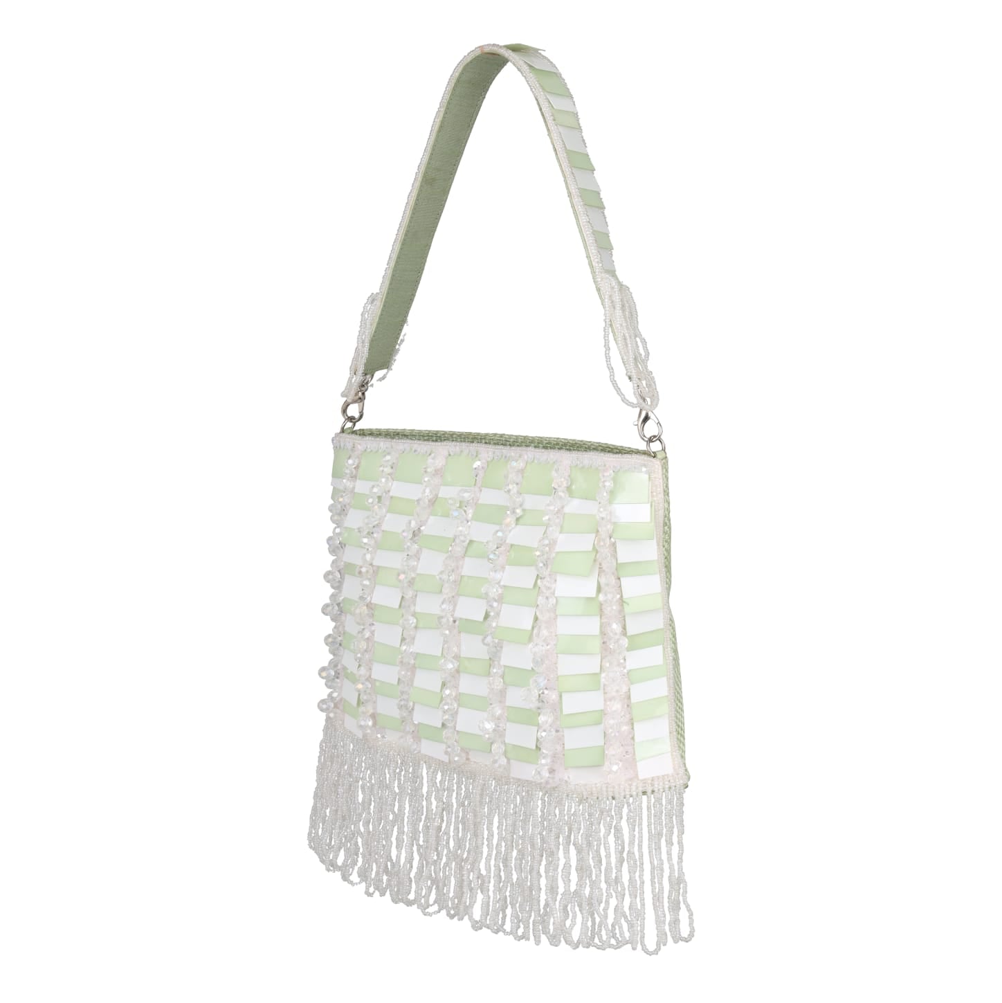 Beaded Fringe Party Clutch for Women
