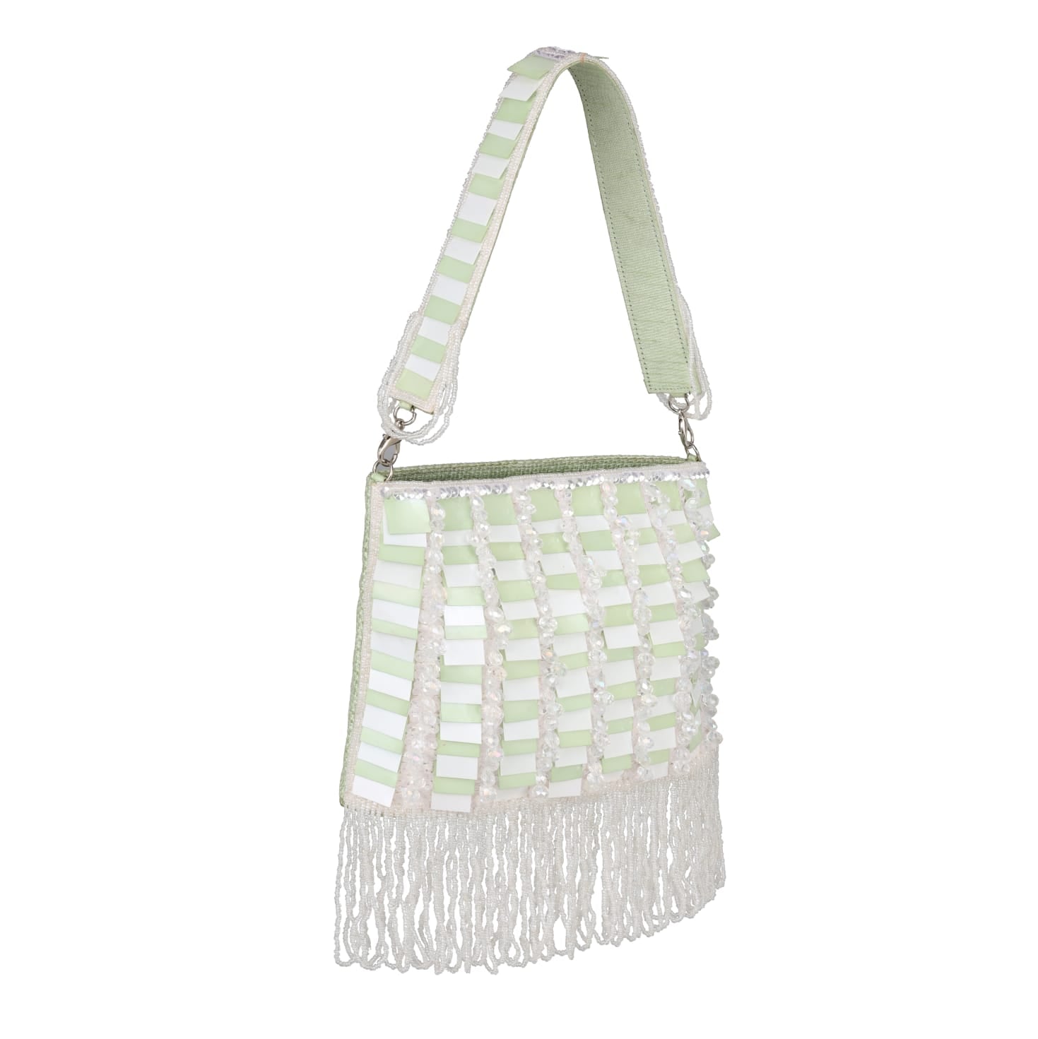 Beaded Fringe Party Clutch for Women