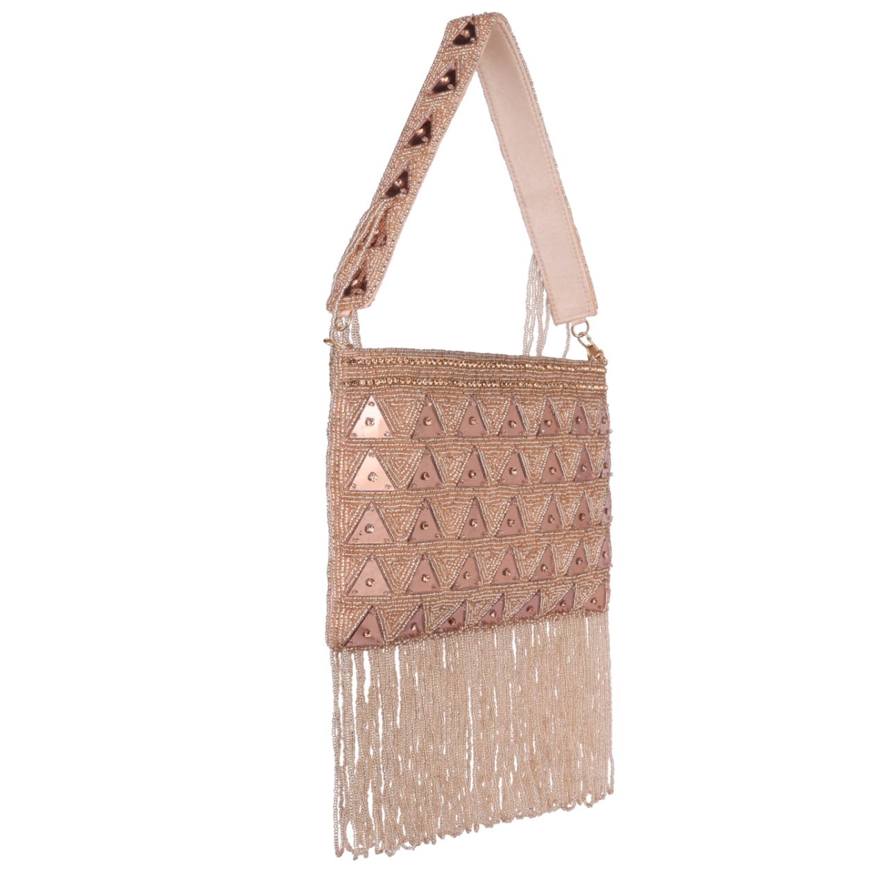 Beaded Fringe Party Clutch for Women