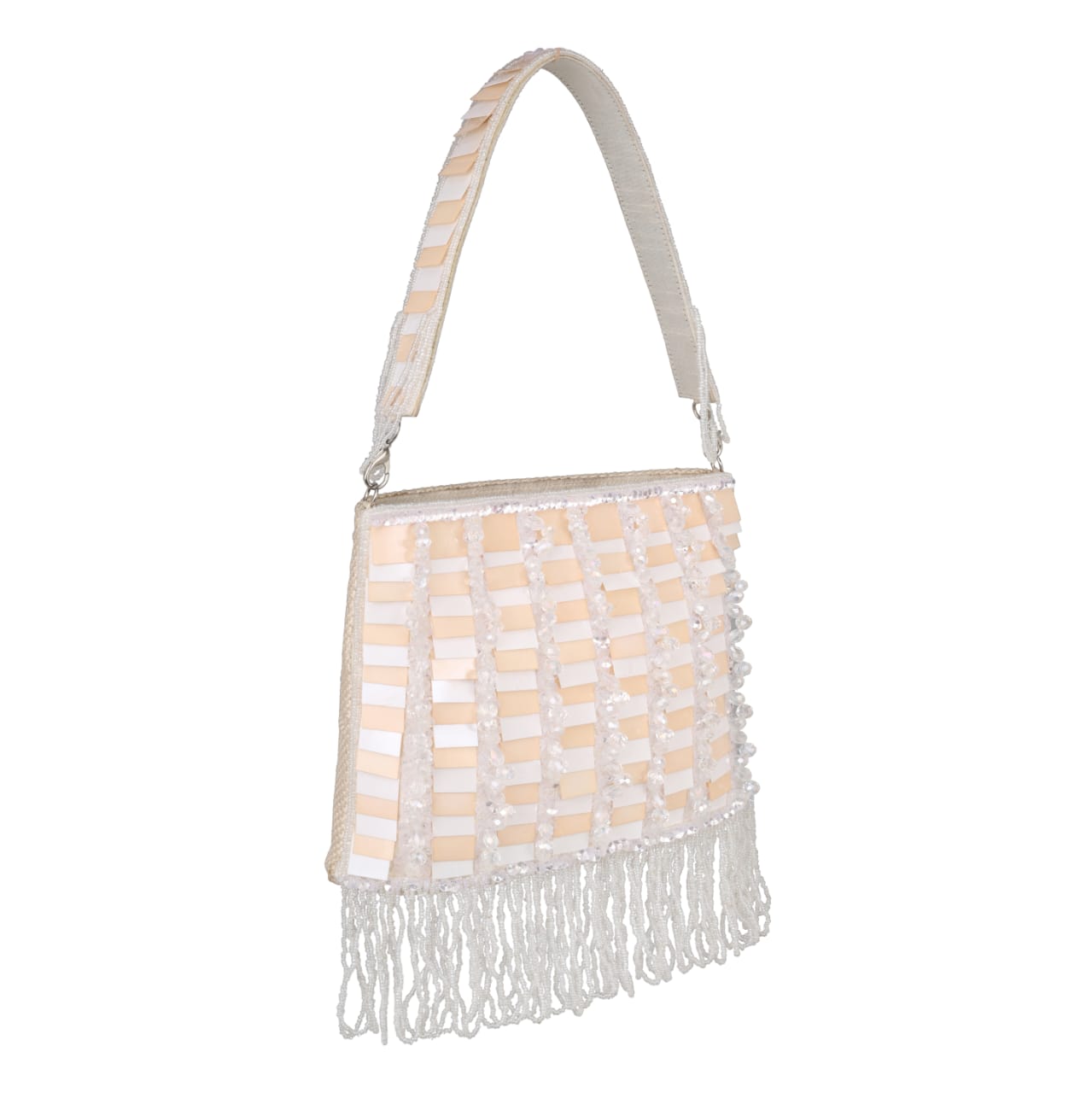 Beaded Fringe Party Clutch for Women