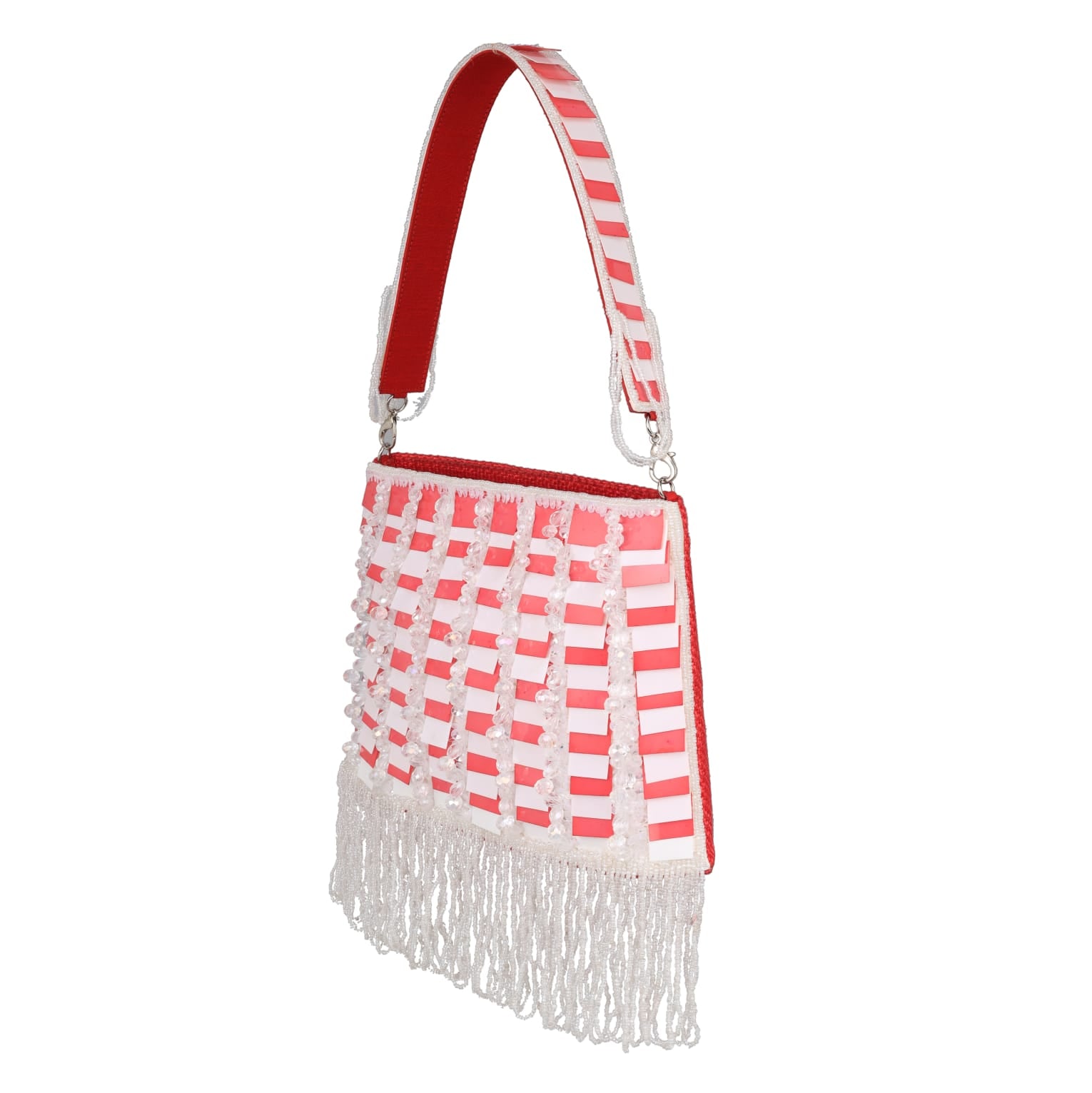 Beaded Fringe Party Clutch for Women