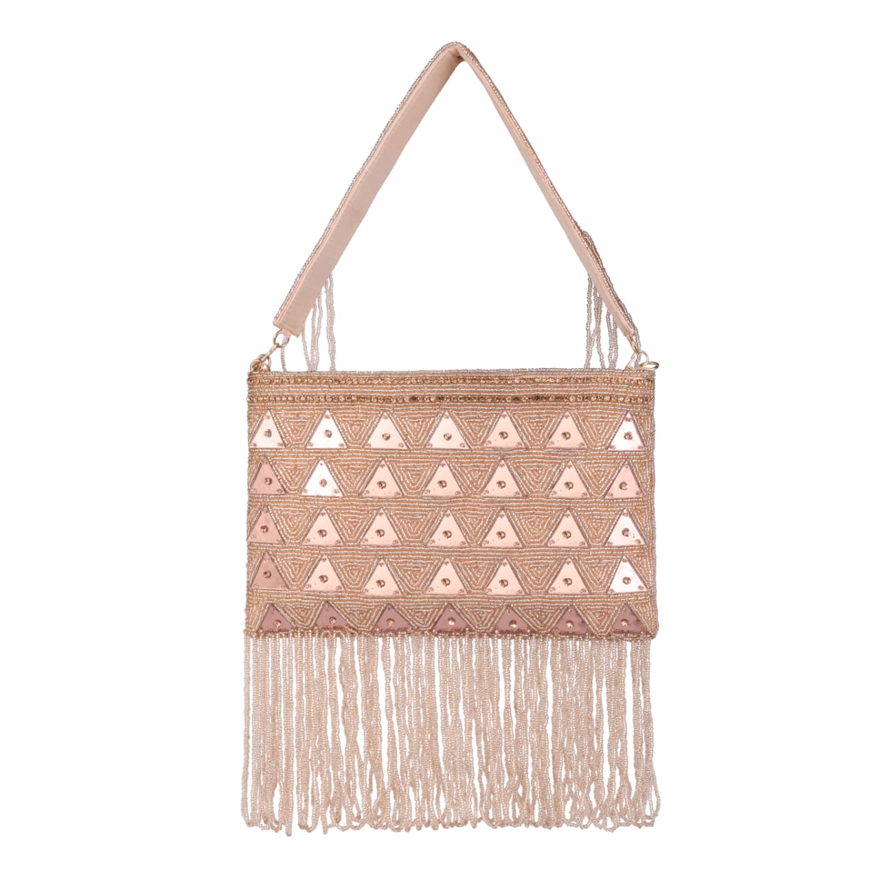 Beaded Fringe Party Clutch for Women